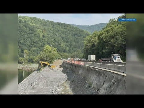 TDOT gives update on progress to fully reopen I-40, other major roads after Hurricane Helene