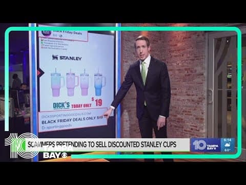 Scammers are pretending to sell Stanley cups at extremely discounted prices online