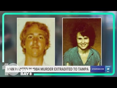 Man arrested for 1984 cold case murder arrives back in Tampa