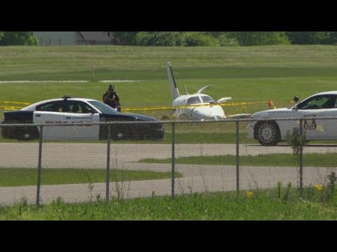 Man, woman suffer minor injuries after small plane crashes near Indy South Greenwood Airport