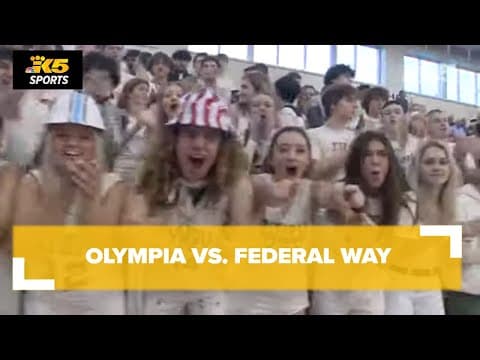 HS Basketball Playoffs:  Olympia vs. Federal Way Boys
