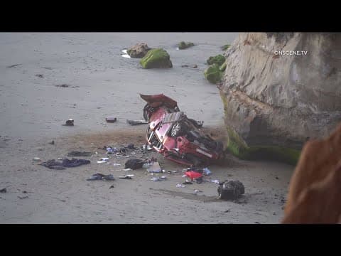 Car goes off Carlsbad cliff, prompts road closures