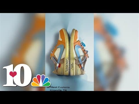 Man makes custom shoes to show off Tennessee Vols spirit
