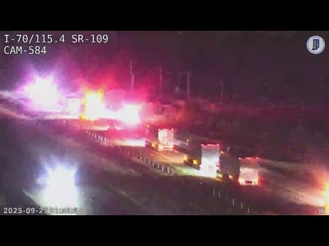 INDOT: 1 dead in I-70 crash in Henry County