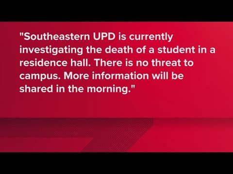 Southeastern Louisiana University investigating student death