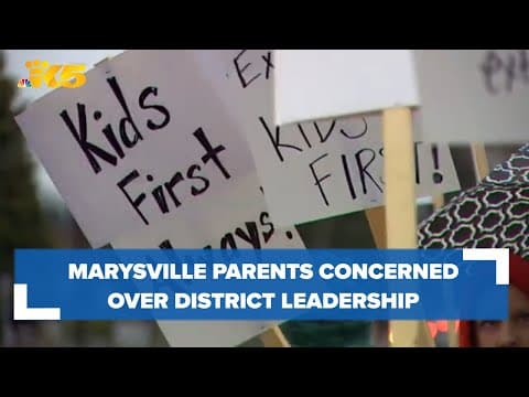 Marysville parents say they don't have confidence in district leadership