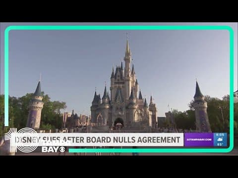 Disney files suit against DeSantis, Central Florida Tourism Oversight District