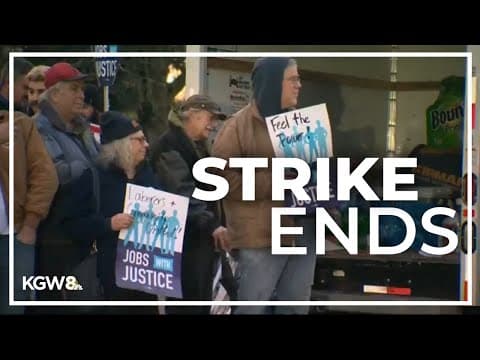 Portland city laborers celebrate end of strike, new deal with city
