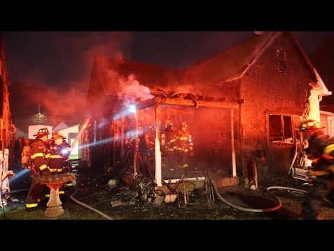 IFD: Family of 4 displaced after house fire on Indy's near west side