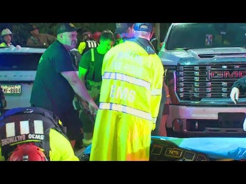 Man rescued from Dallas creek at bottom of 60-foot embankment, officials say