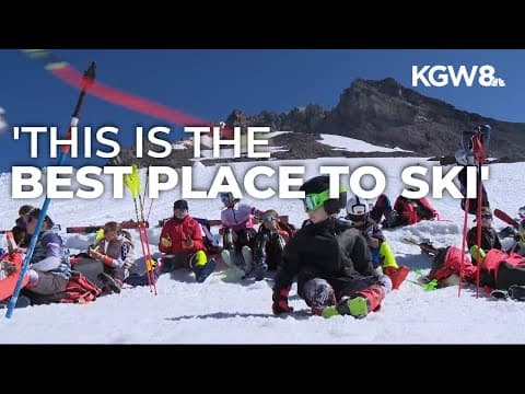 Summer skiing on Mount Hood draws elite athletes and young skiers alike
