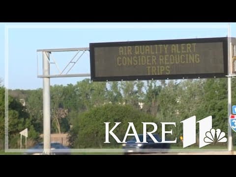 Conditions creating elevated fire risk also impact air quality