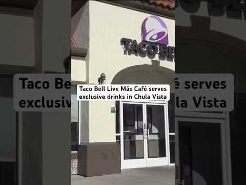 People in San Diego County can go to this Taco Bell in Chula Vista for new drinks.