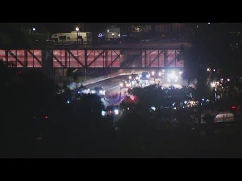 Several southbound lanes on I-5 shut down until Monday morning