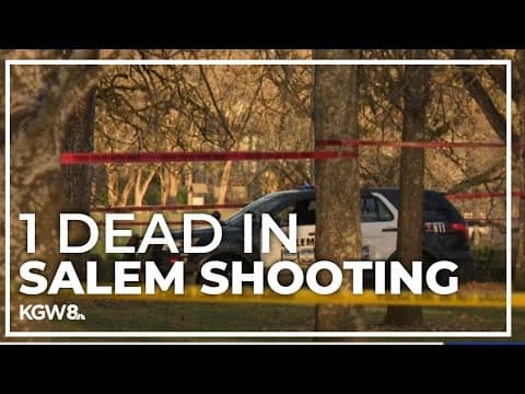 1 killed, 2 injured in shooting at Salem park