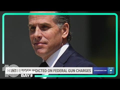 Hunter Biden indicted on federal firearms charges