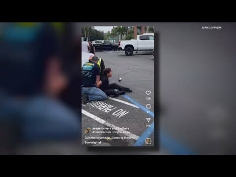 Video shows San Diego woman detained by federal agents in hotel parking lot