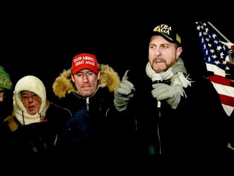 VIDEO: Donald Trump, January 6 supporters speak outside Washington D.C. jail