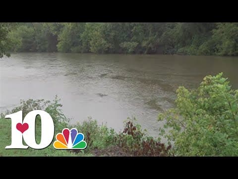 Heavy rain making an impact on Pigeon River in Cocke County