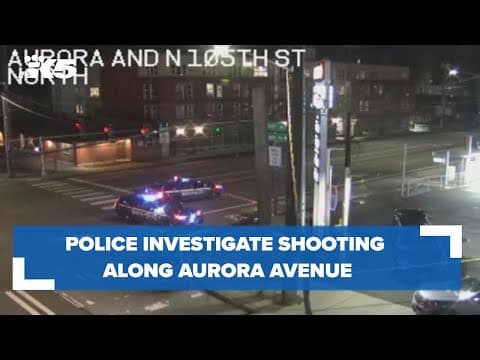 BREAKING: Aurora Avenue North closed in Seattle as police investigate shooting