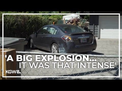 Explosions rattle Northeast Portland neighborhood