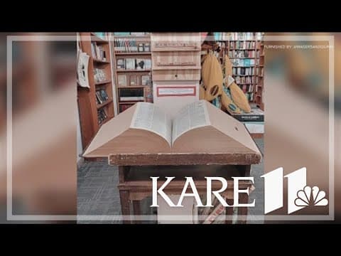 Massive dictionary on display in Uptown