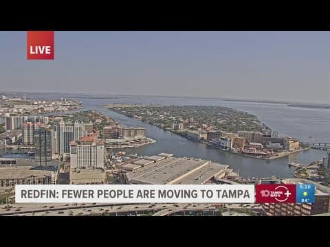 Fewer people are moving to Tampa, report says