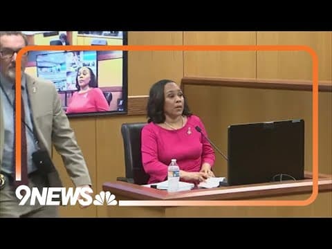 Georgia DA testifies in court about relationship with prosecutor