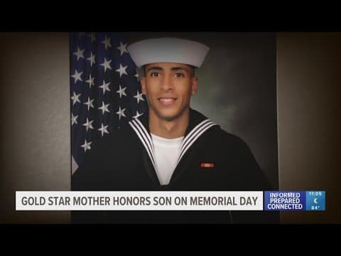 Gold Star mother honors her son on Memorial Day