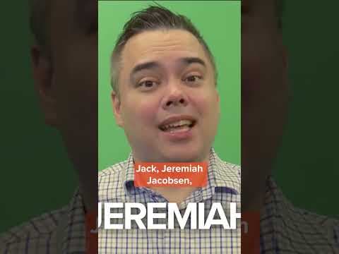 Why "J" names are so popular with parents