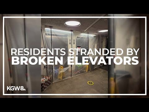 Residents frustrated by broken elevator at Portland affordable housing complex