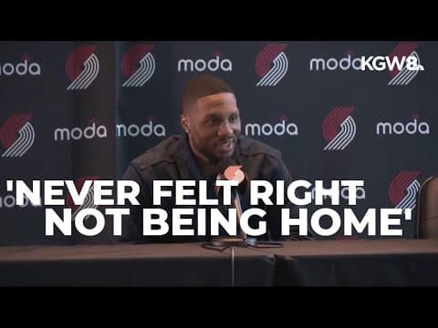 Damian Lillard re-introduced as a Portland Trail Blazer