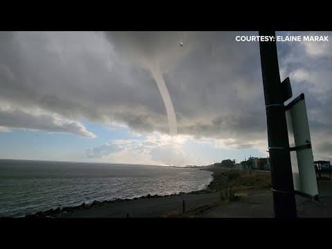 Reported waterspout caught on camera in Bacliff area