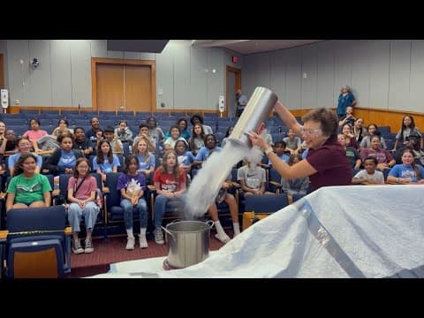Texas A&M physics professor brings energy to beloved performances