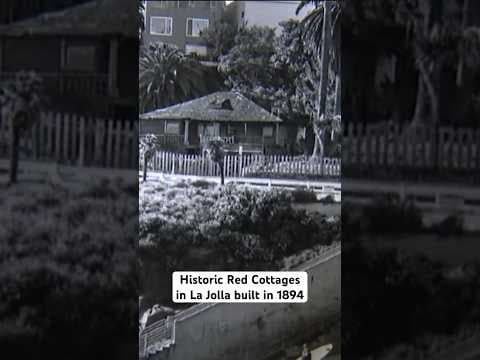 Historic Red Cottages at La Jolla Cove built in 1894 have been in disrepair for decades
