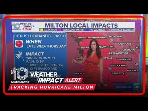 Hurricane Milton update: 6:15p.m., Monday Oct. 7