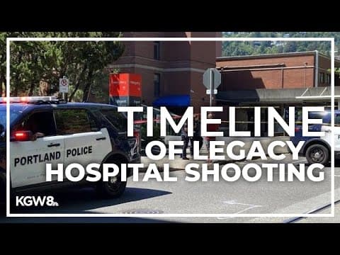 Legacy hospital shooting: Timeline of search for man suspected of killing security guard