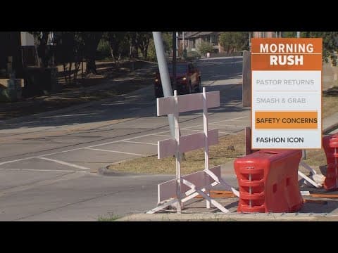 A Texas suburb closes a road near a local park