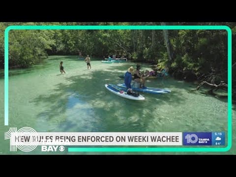 New rules for boaters, kayakers on Weeki Wachee River now in effect