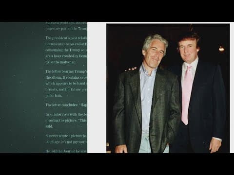 Lawmakers weigh in after President Trump denies report of letter to Epstein