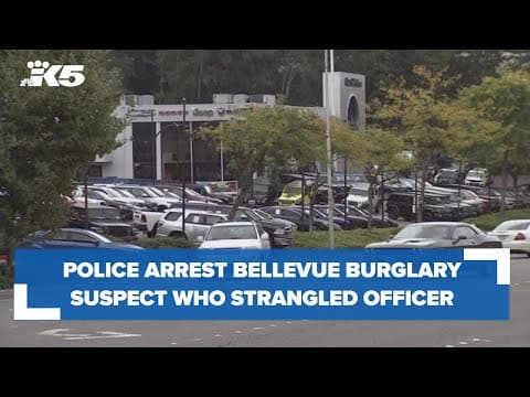 Police arrest Bellevue burglary suspect who strangled an officer