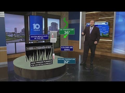 How frost can form when temps aren't freezing