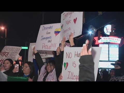 Columbus residents hold protest in response to immigrant deportations