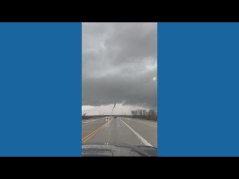 Viewers capture suspected tornados on video in Southeast Texas