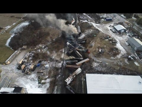 FEMA team, Trump heading to Ohio train derailment site