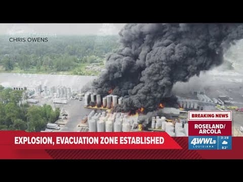 LIVE: Roseland Plant Explosion | Full Coverage, Evacuations Expanded, Hwy 51 Closed