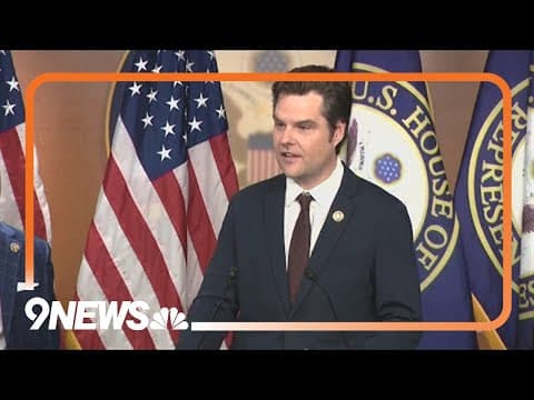 House Ethics Committee didn't come to agreement about Gaetz report