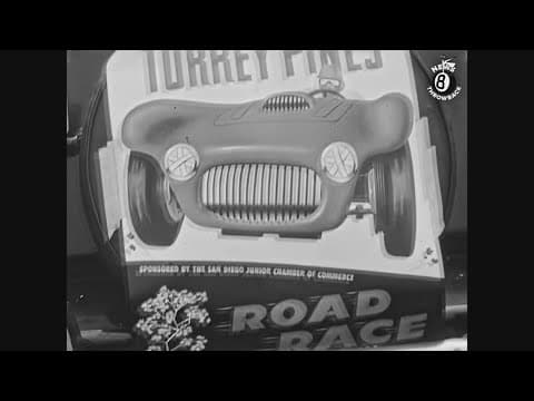 San Diego's Torrey Pines Car Race in 1954