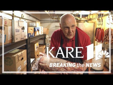 96-year-old butcher not only has a fine collection of meats, but treasured memories as well