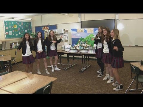 8th grade STEM team designs city of the future to solve 'Climate Change'